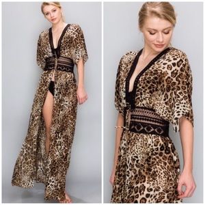 Leopard Kimono